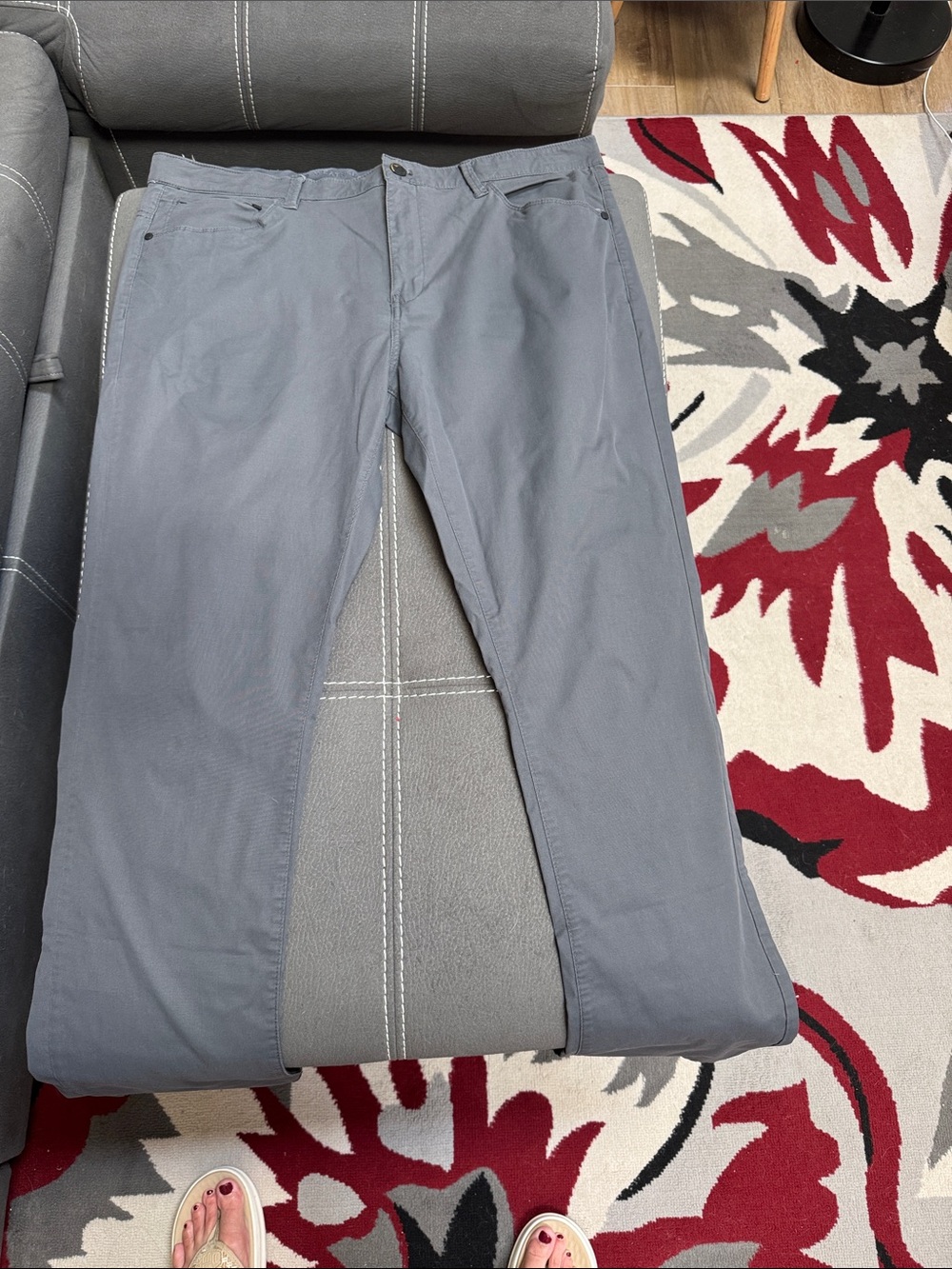 Weatherproof Women's Straight-Leg Jeans in Gray